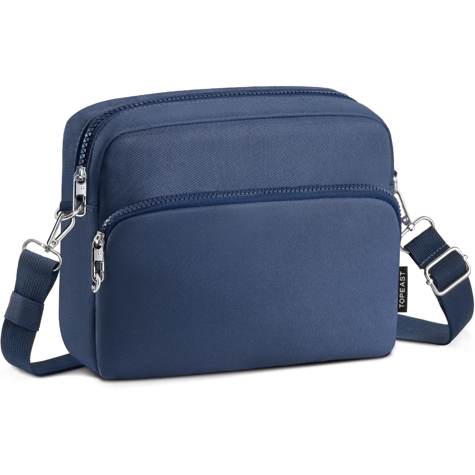 TOPEAST Anti-Theft Crossbody Travel Bag for Women Men, Lightweight Shoulder Bag Classic Design for Trip, Daily Use, Sport