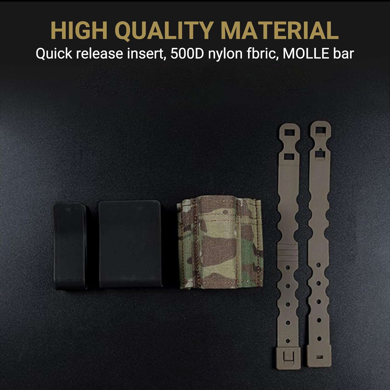UniPro MG-F-07-CP 9MM & 5.56 Stack Mag Pouch – Tactical Nylon Magazine Holder, MOLLE Compatible, Compact & Durable (3.54" x 2.56" x 4.13") - Image 6