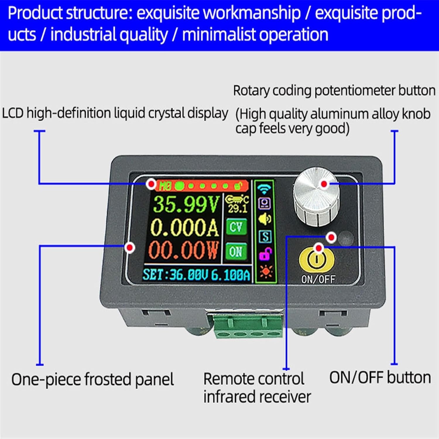 Diagram showing the components of the XYH3606 module