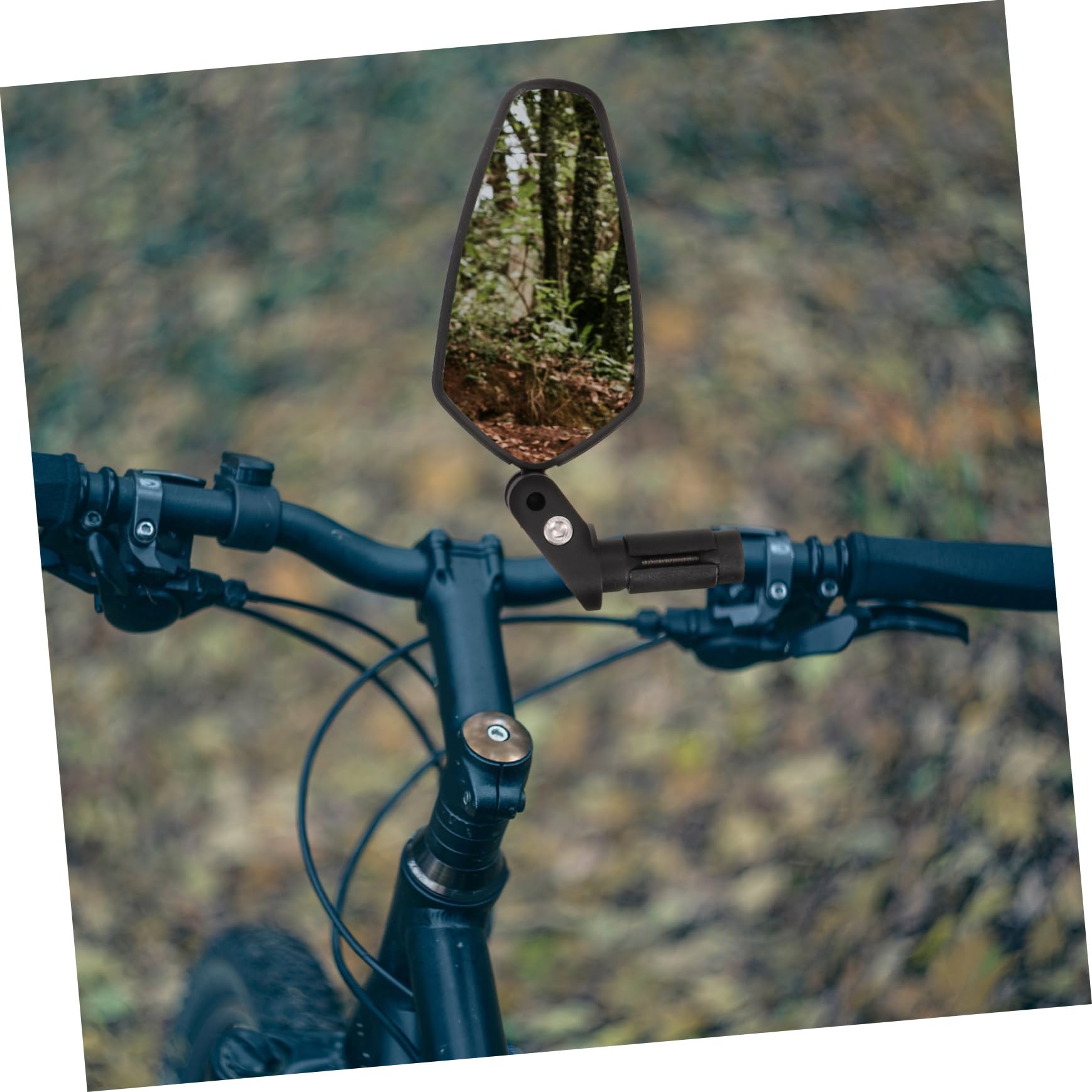 ifundom 4 Stück Fahrrad Rückspiegel für Lenker Sicherheitsrückspiegel für Mountainbike Langlebig Installieren für Optimale Sicht Beim Radfahren für Verschiedene Fahrräder