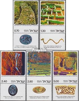 Israel 680-684 with Tab Complete.Issue. fine Used/Cancelled 1976 Excavations Stamps for Collectors