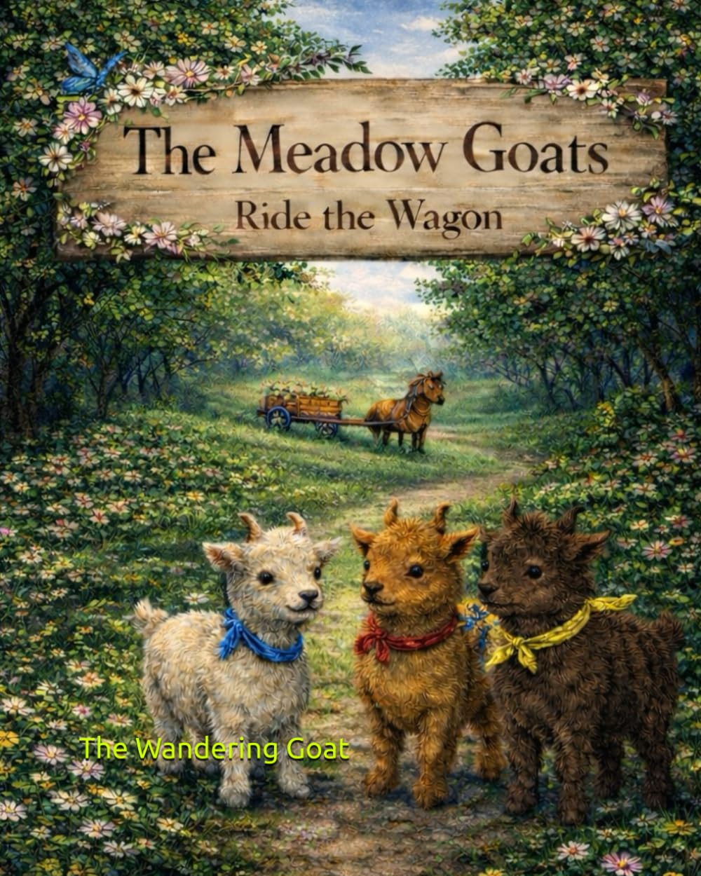 The Meadow Goats Ride the Wagon