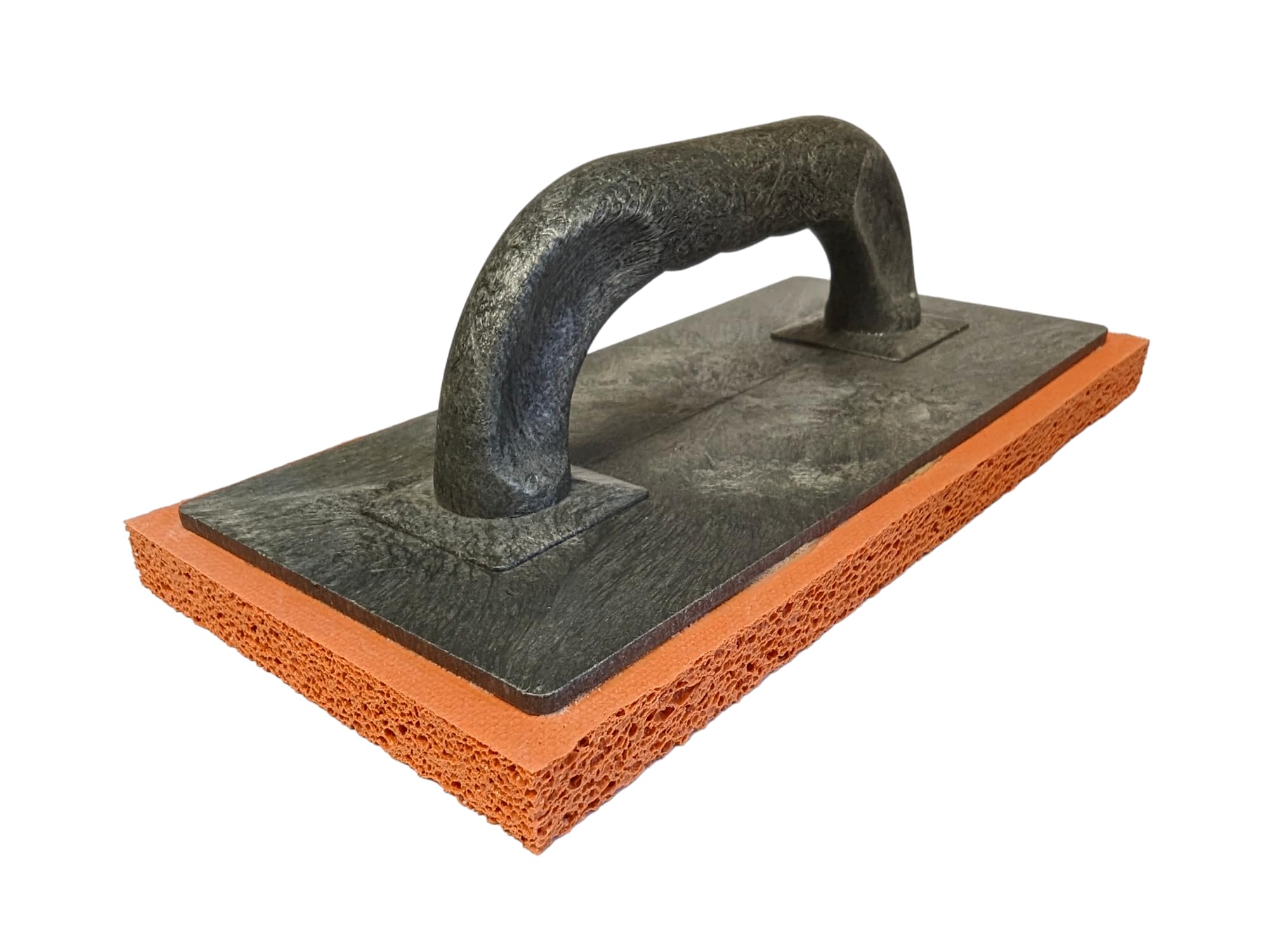 Orange Sponge Float Coarse 280 x 140 x 18 mm Rubber Sponge Trowel for Plastering Rendering & Cement, 280x140x18mm