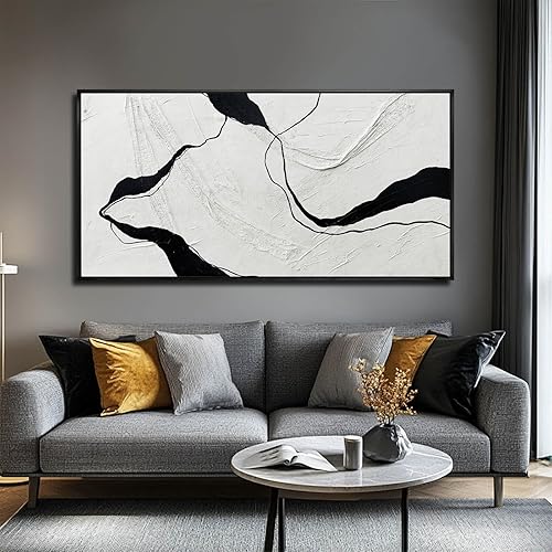 Miniatura 8 de Arte de pared floral enmarcado, lienzo botánico verde de 24"x48", obra de arte con impresión de plantas, decoración de pared de temática natural