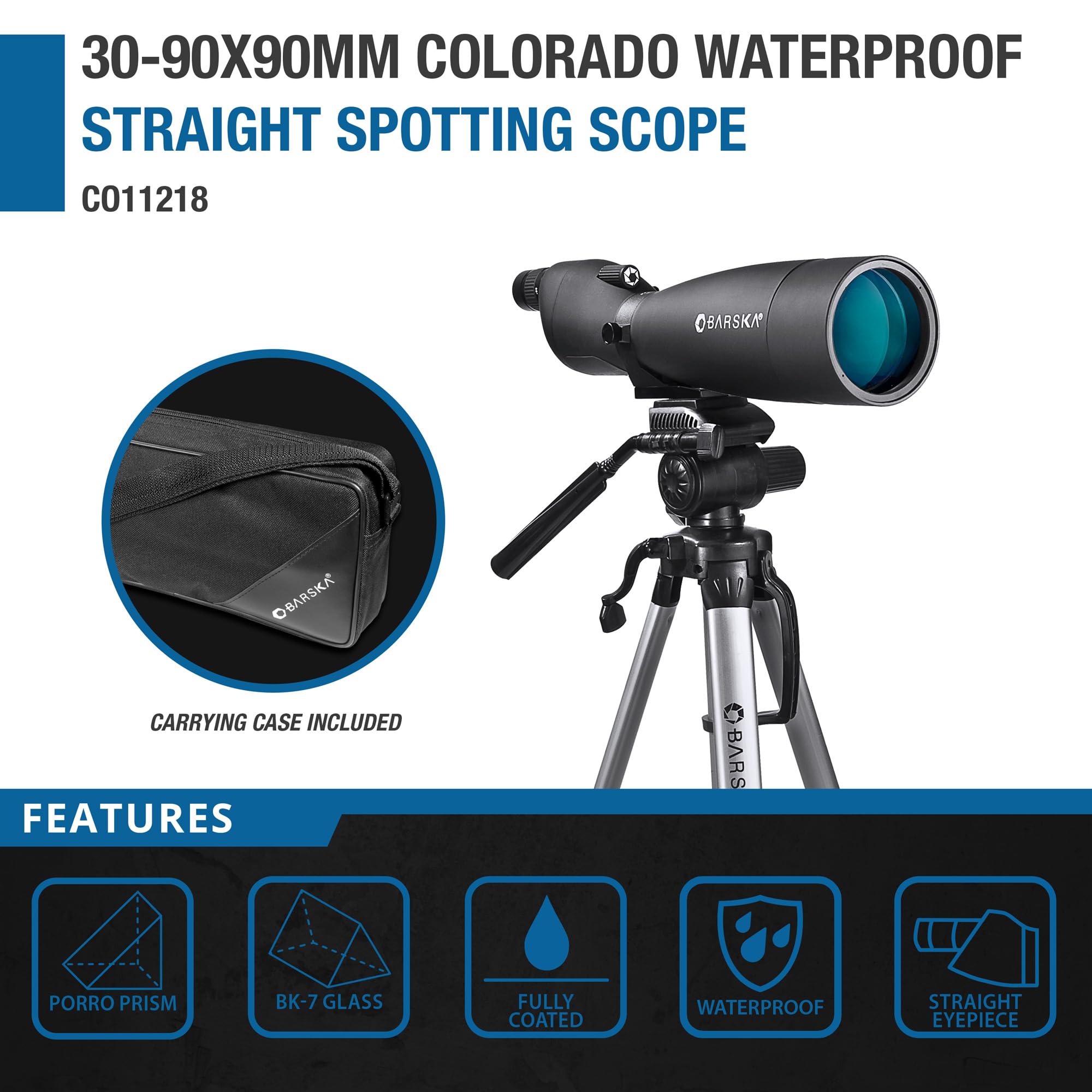 Barska 30–90 x 90 Colorado Wasserdicht Spektiv