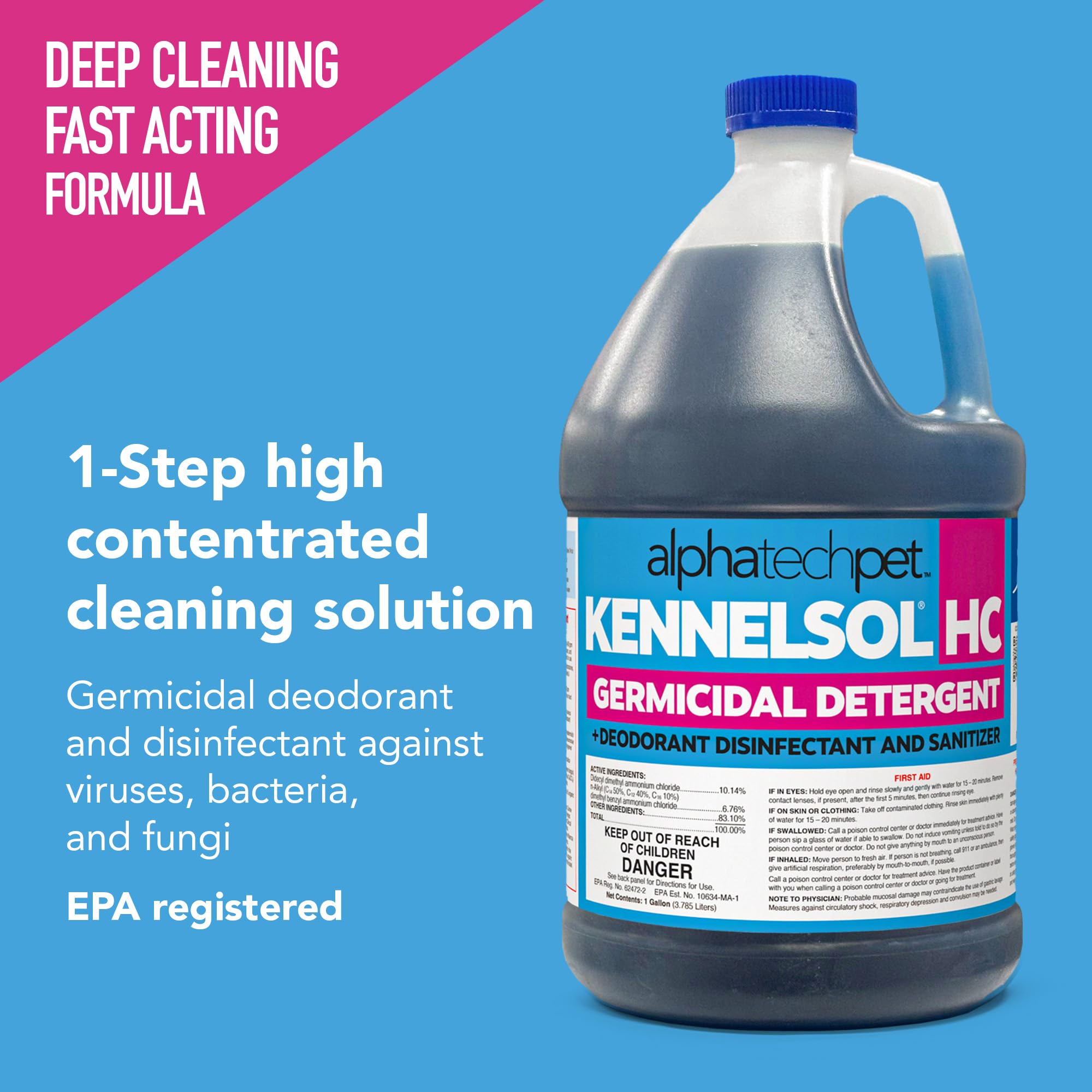 Kennelsol Msds.pdf Snapklik.com : KennelSol HC 1-Step High Concentrated Kennel Cleaner - 1 ...