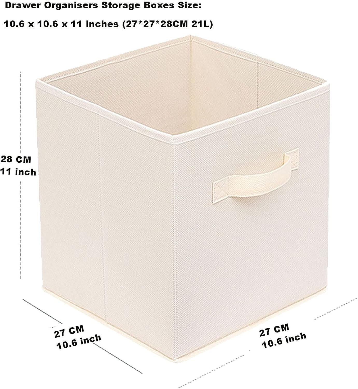 jghcsz Collapsible Clothes Drawer Organisers - Image 3