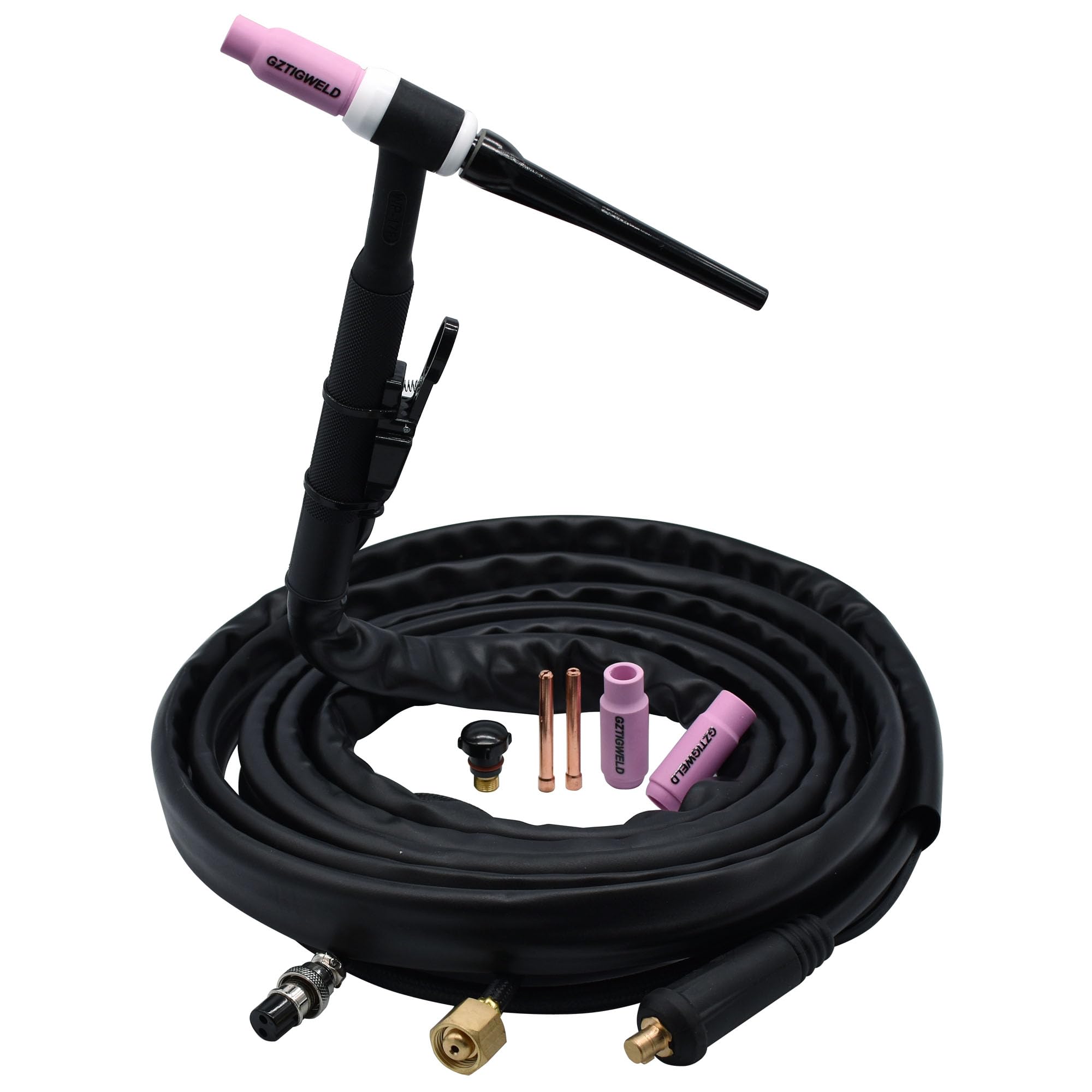 Torche de soudage TIG WP-17F idéale pour l'assemblage de tuyauterie fine