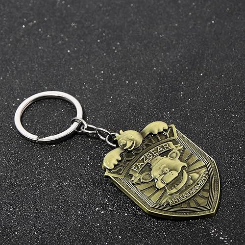 Miniatura 5 de FNAF - Insignia de guardia de seguridad Pin de guardia nocturno de Freddy Fazbear Regalos de disfraz de la FNAF para niños, hombres, mujeres y