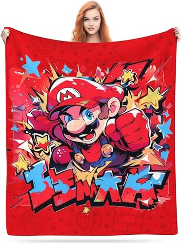 Miniatura 7 de Ropa de cama para niños, manta de felpa súper suave con micro raschel, manta de franela de felpa cálida para el hogar, cama, sofá estaciones (estilo