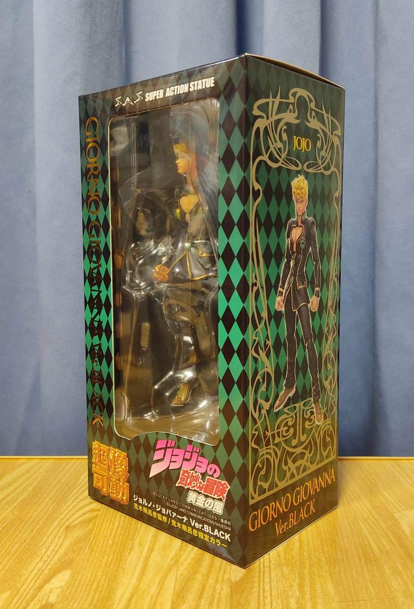 WF2020限定品付！！超像可動「ジョルノ・ジョバァーナ Ver.BLACK」 Amazon.co.jp: 超像可動 『ジョジョの奇妙な冒険 第5部