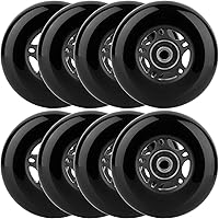 Vista 9 de Ruedas de Patinaje en Línea para Exteriores e Interiores, Ruedas de Patín de Hoquey sobre Rodillos de 85a con Rodamientos ABEC-9 para Scooter