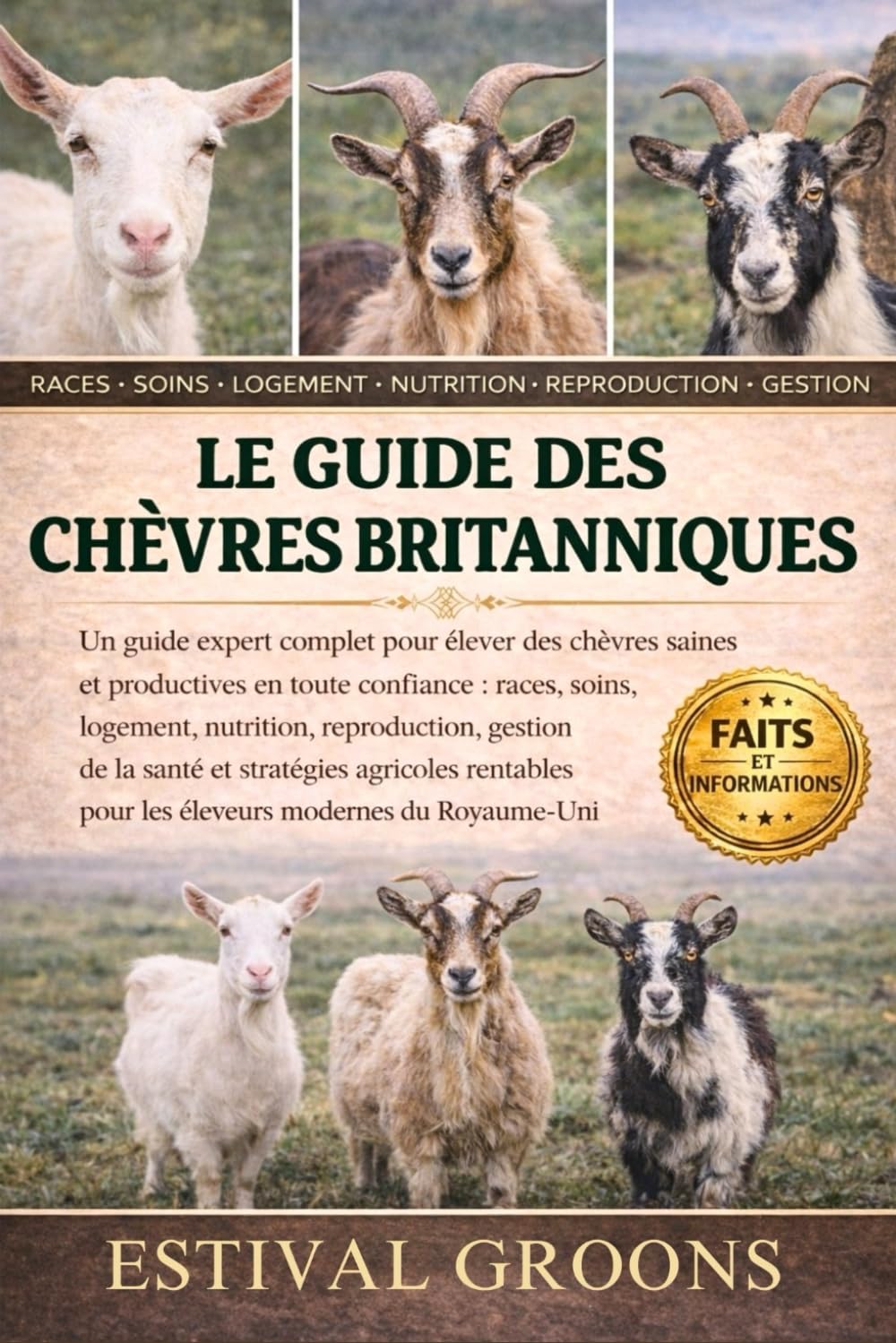 LE GUIDE DES CHÈVRES BRITANNIQUES: Un guide expert complet pour élever des chèvres saines et productives en toute confiance: races, soins, logement, ... rentables pour les éleveurs modernes