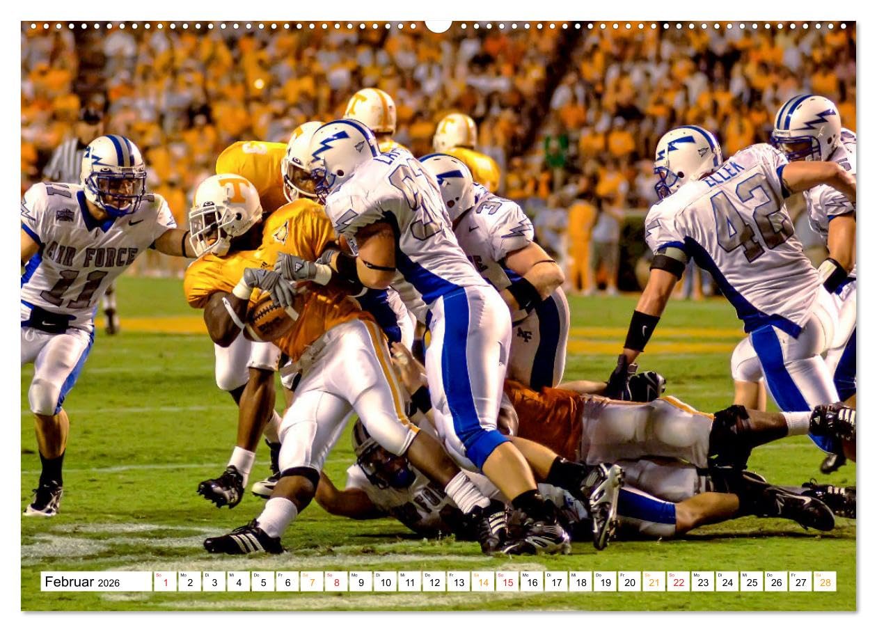 American Football - mein Sport (Wandkalender 2026 DIN A2 quer), CALVENDO Monatskalender: American Football, faszinierender Teamsport. (CALVENDO Sport)