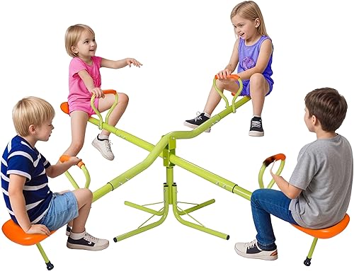 JupiterForce Equipo de balancín para niños con giro de 360 grados