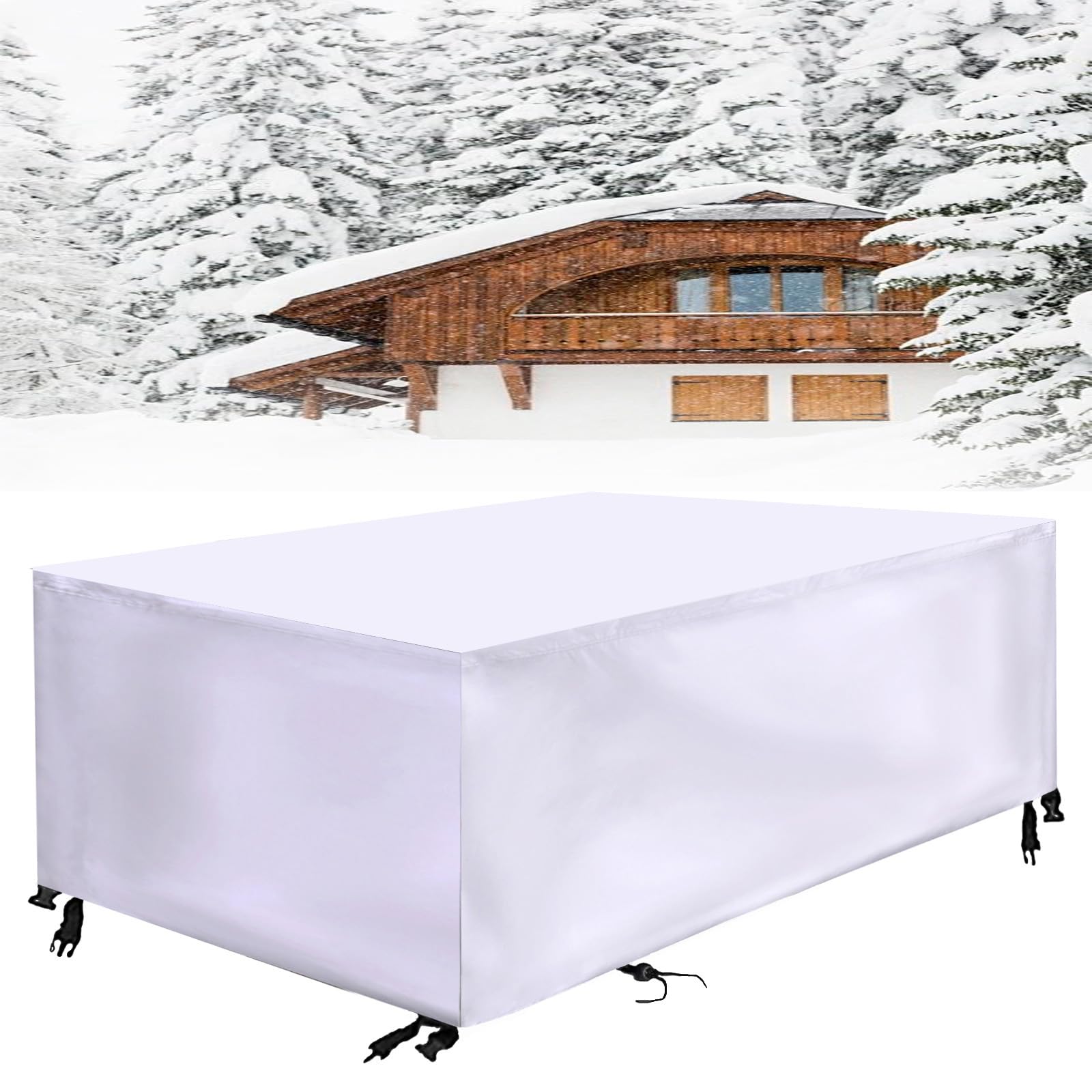 Housses de meubles de jardin Oxford 600D bâche table de jardin extérieure imperméable