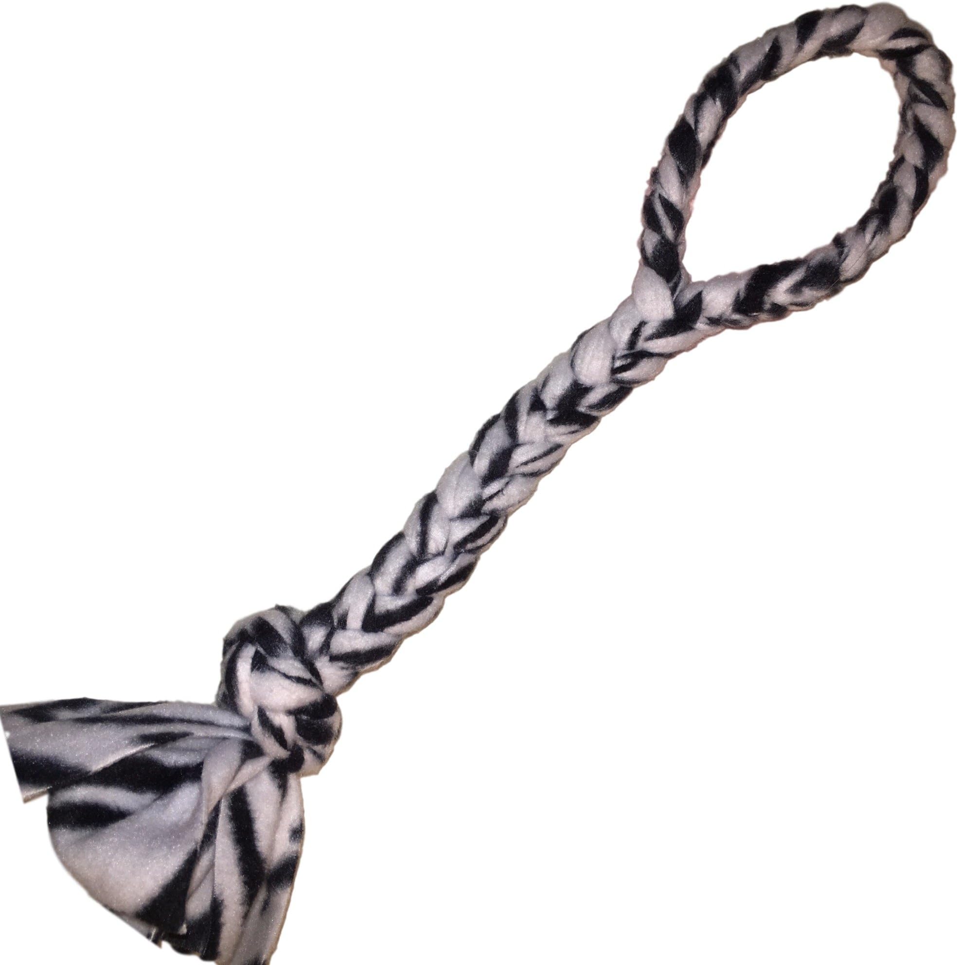 Dukes Digs Quality Pet ProductsDog Toy Made in USA - Tug of War Dog Chew Toy Interactive Training Tool and Teething Toy (Multicolor Large)