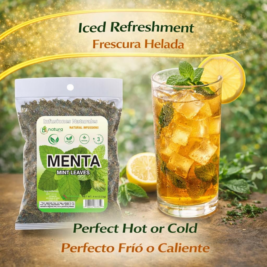 Amazon.com : Menta seca(Dried Mint Leaves Spearmint) 4 oz - 100