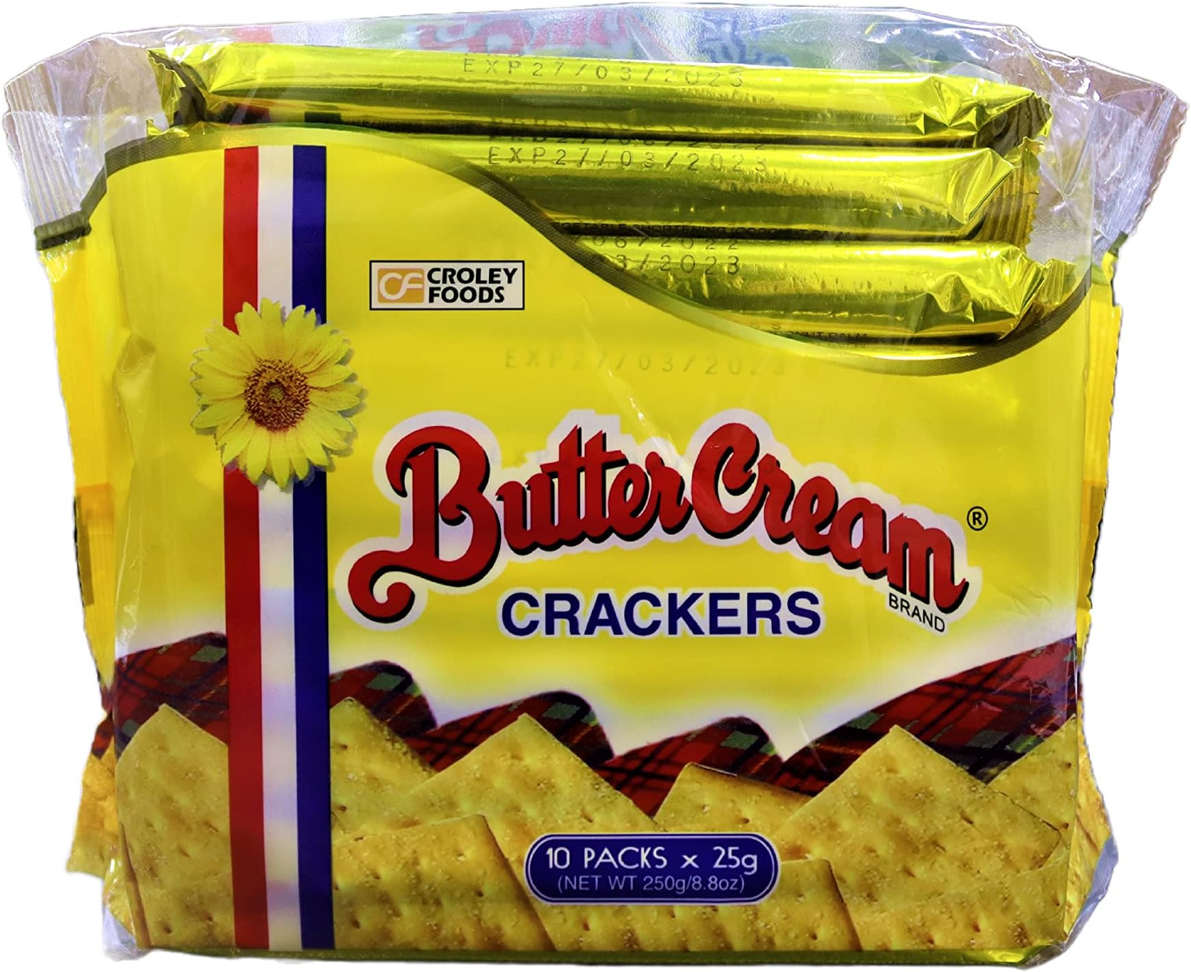 Buttercream Crackers - Original Flavor, 8.8 oz (250g) 10 Count