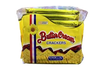 Croley Foods Buttercream Crackers - Original Flavor, 8.8 oz 250g 10 Count