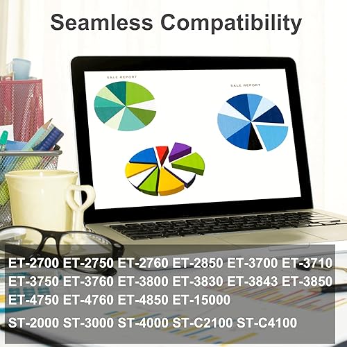 Miniatura 3 de 502 Botellas de recarga de tinta compatibles Epson T502 502 Uso de tinta para ET-3850 ET-2850 ET-15000 ET-3760 ET-4850 ET-4760 ET-2750 ET-3750