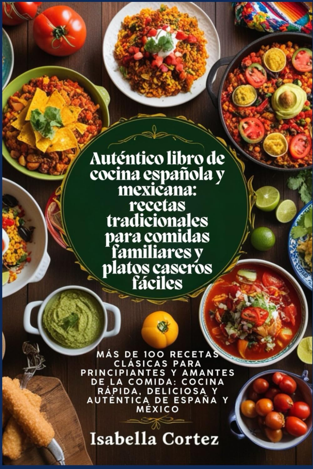 Auténtico libro de cocina española y mexicana: recetas tradicionales para comidas familiares y platos caseros fáciles: Más de 100 recetas clásicas para principiantes y amantes de la comida