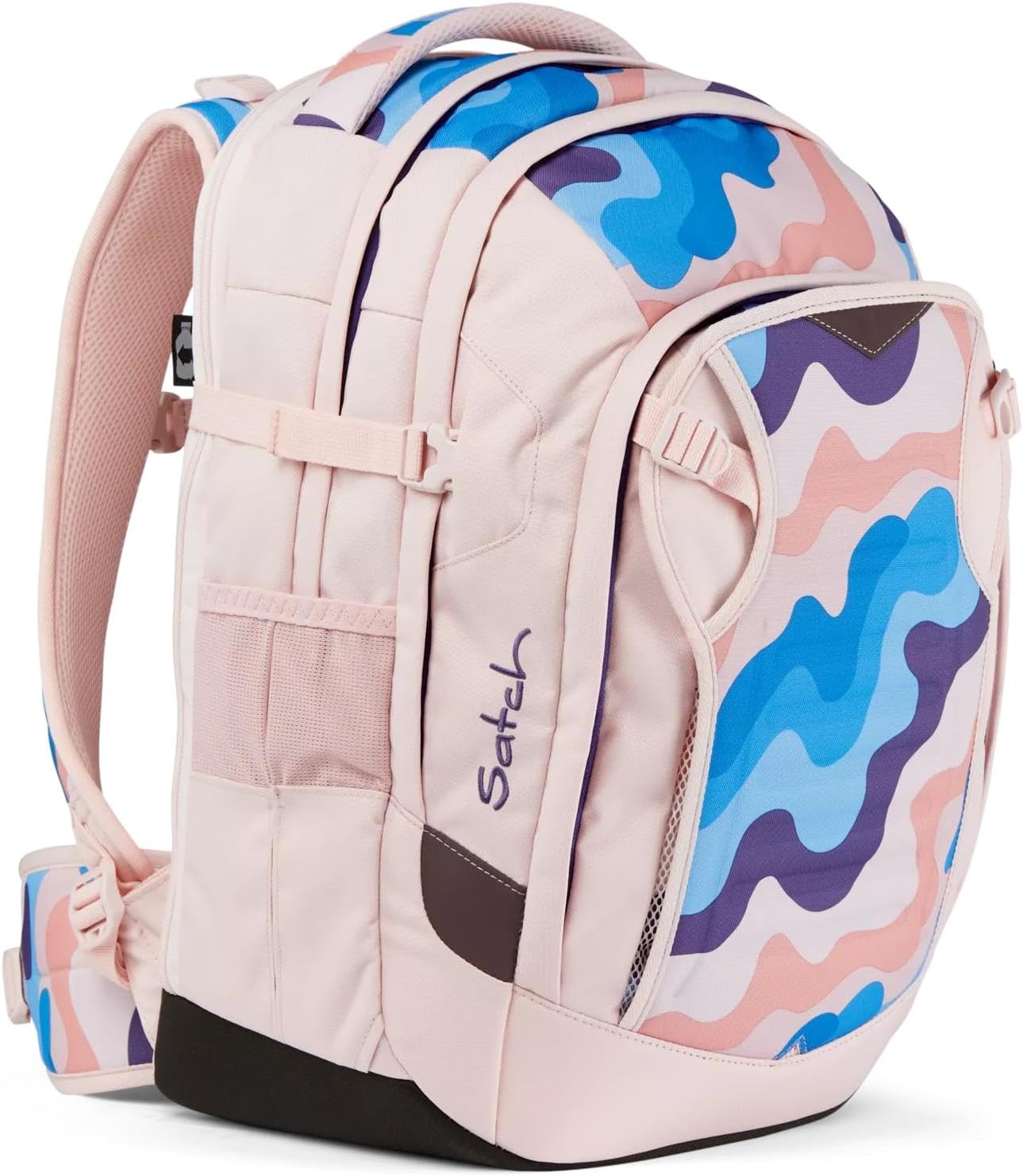 Satch Unisex Kid's Schulrucksack, Candy Clouds 001-Pink, Talla única