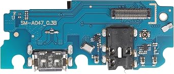for Samsung Galaxy A04s Charging Port Replacement | USB Charger Dock Type-C Connector Flex Cable Board with Microphone Jack Headphone Mic Port Repair Fix for SM-A047F