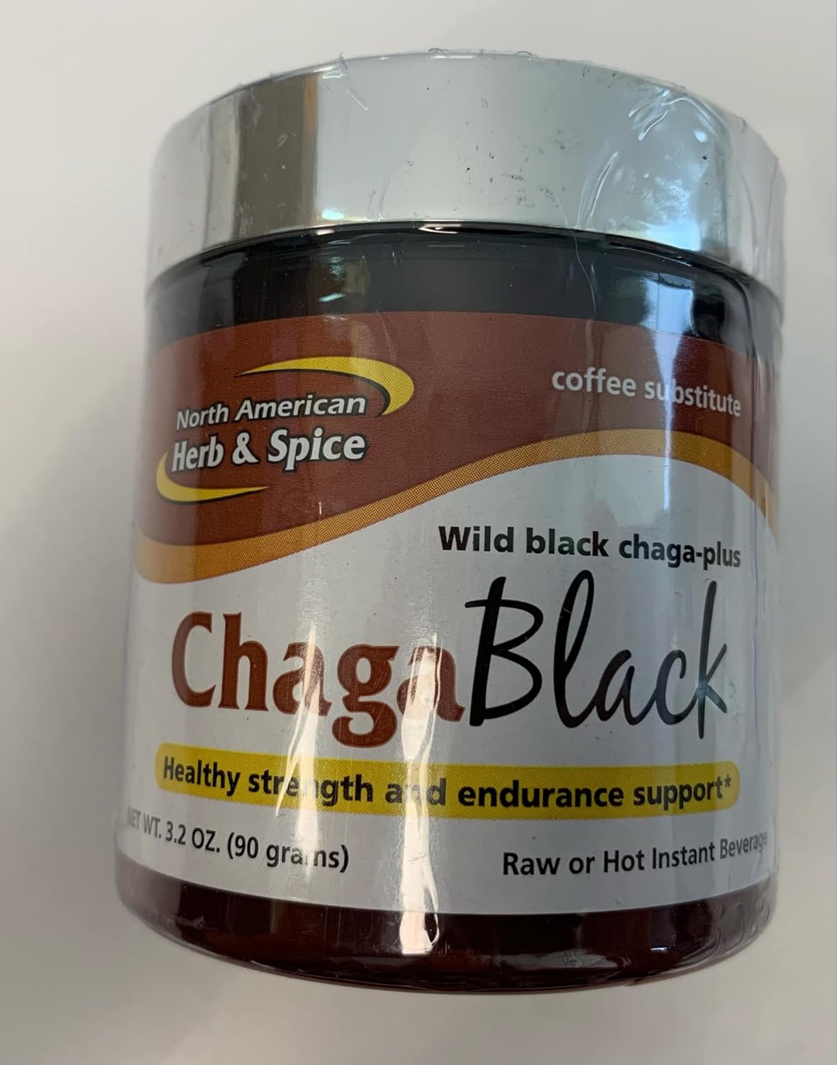 NORTH AMERICAN HERB & SPICE ChagaBlack Tea - 3.2 oz. - Chaga Wild Mushroom Herbal Tea, Coffee Substitute - Adaptogen, Adrenal Support, Endurance & Stamina - Non-GMO - 45 Total Servings