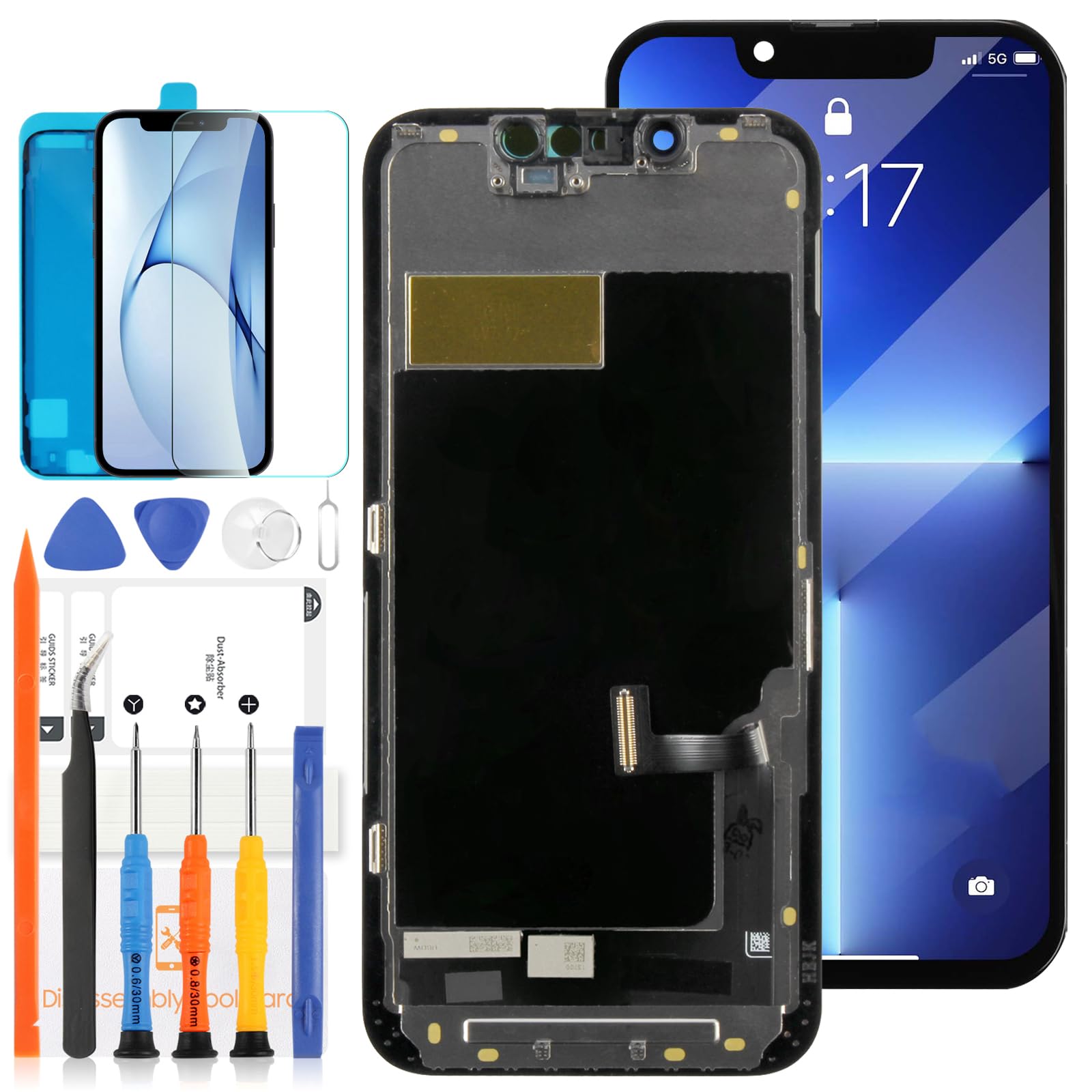 Amazon.com: for iPhone 13 Mini LCD Screen Replacement, 5.4