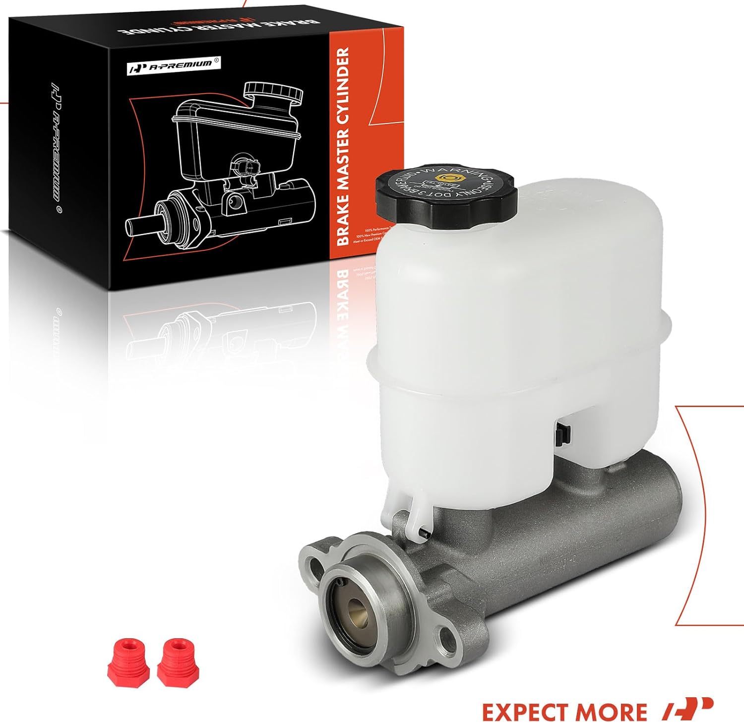 A-Premium Brake Master Cylinder Compatible with Cadillac, Chevy and GMC Vehicles - Silverado 1500, Suburban, Sierra, Yukon, Yukon XL, Escalade, Tahoe - 1999-2002 - Replace# 18060789, 18040252