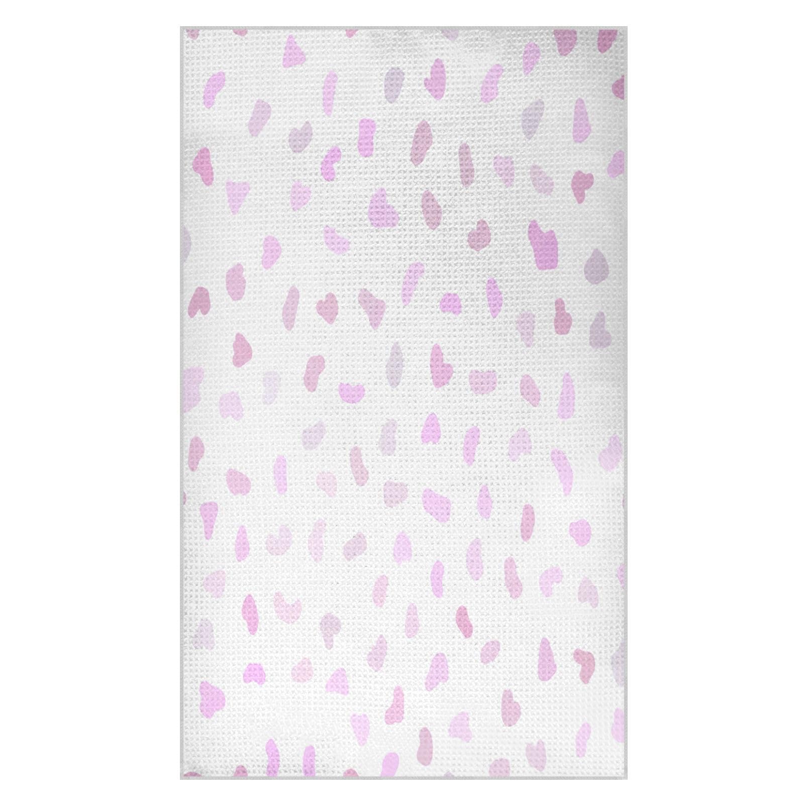 BURSTDDY Leopard Print Kitchen Towels,Absorbent Dish Towels 2 Pack