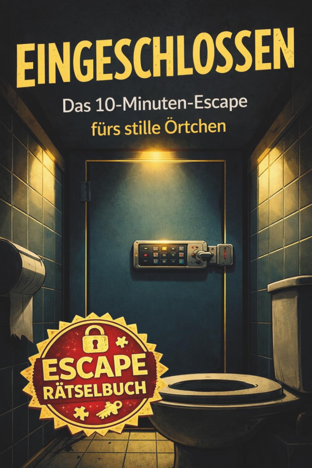 Eingeschlossen: Das 10-Minuten-Escape fürs stille Örtchen. Escape-Room-Rätselbuch. (Eingeschlossen – Escape-Rätsel für zwischendurch)