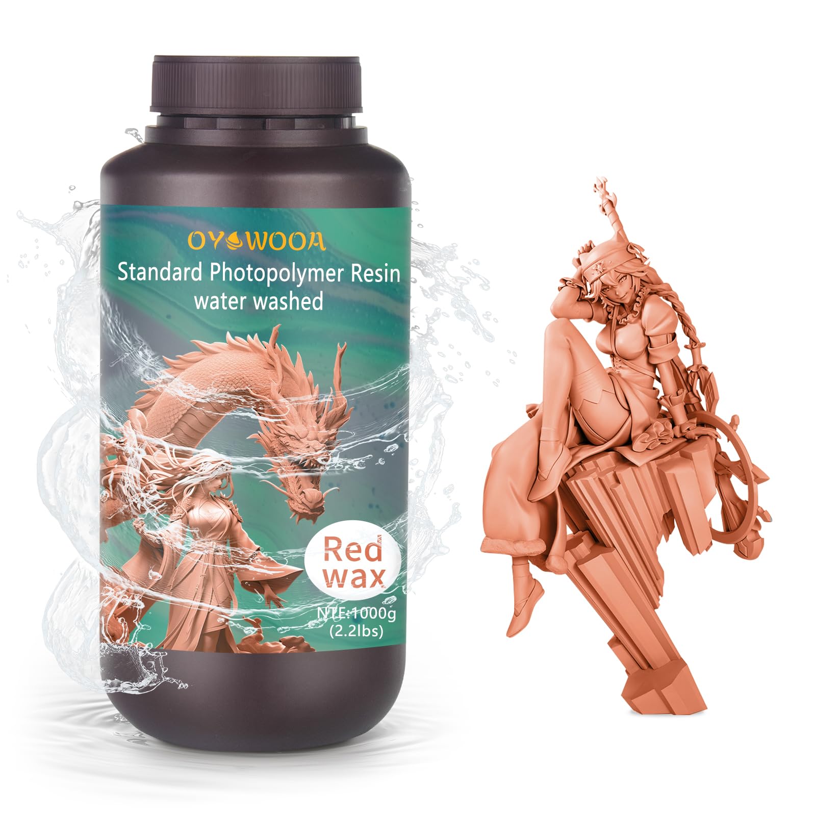 Amazon.co.jp: OYOWOOA 光造形3Dプリンター用 水洗いレジン405nm 1000g