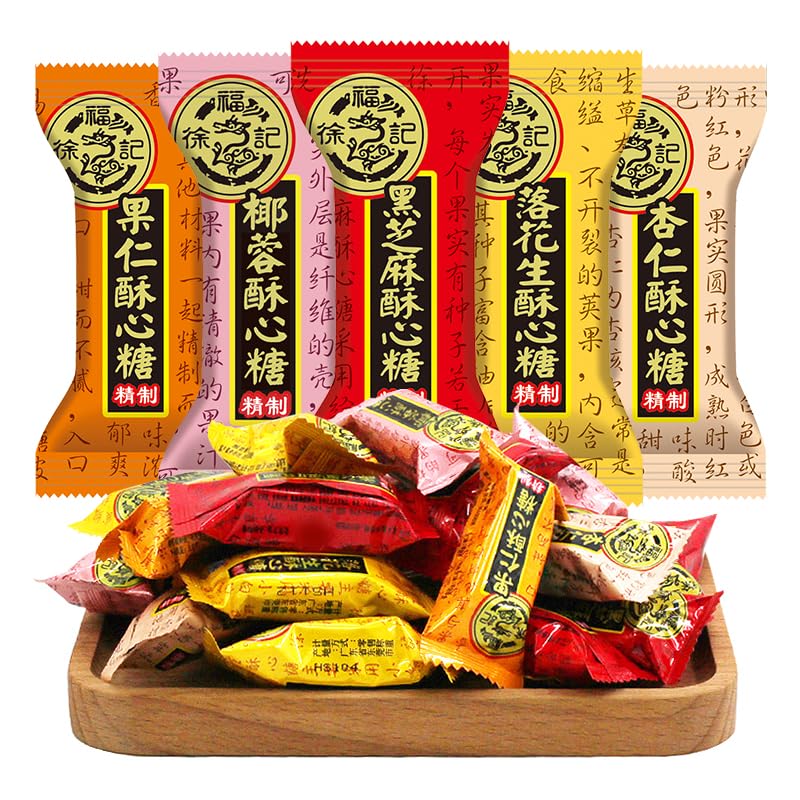 XUFUJI Suxintang Crispy Candy - Peanut Flavor, 500g/17.6oz (Nut)
