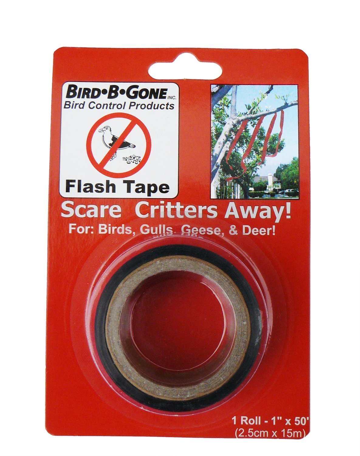 Bird B Gone MMFT-050 1' X 50' Bird Deterrent Flash Tape