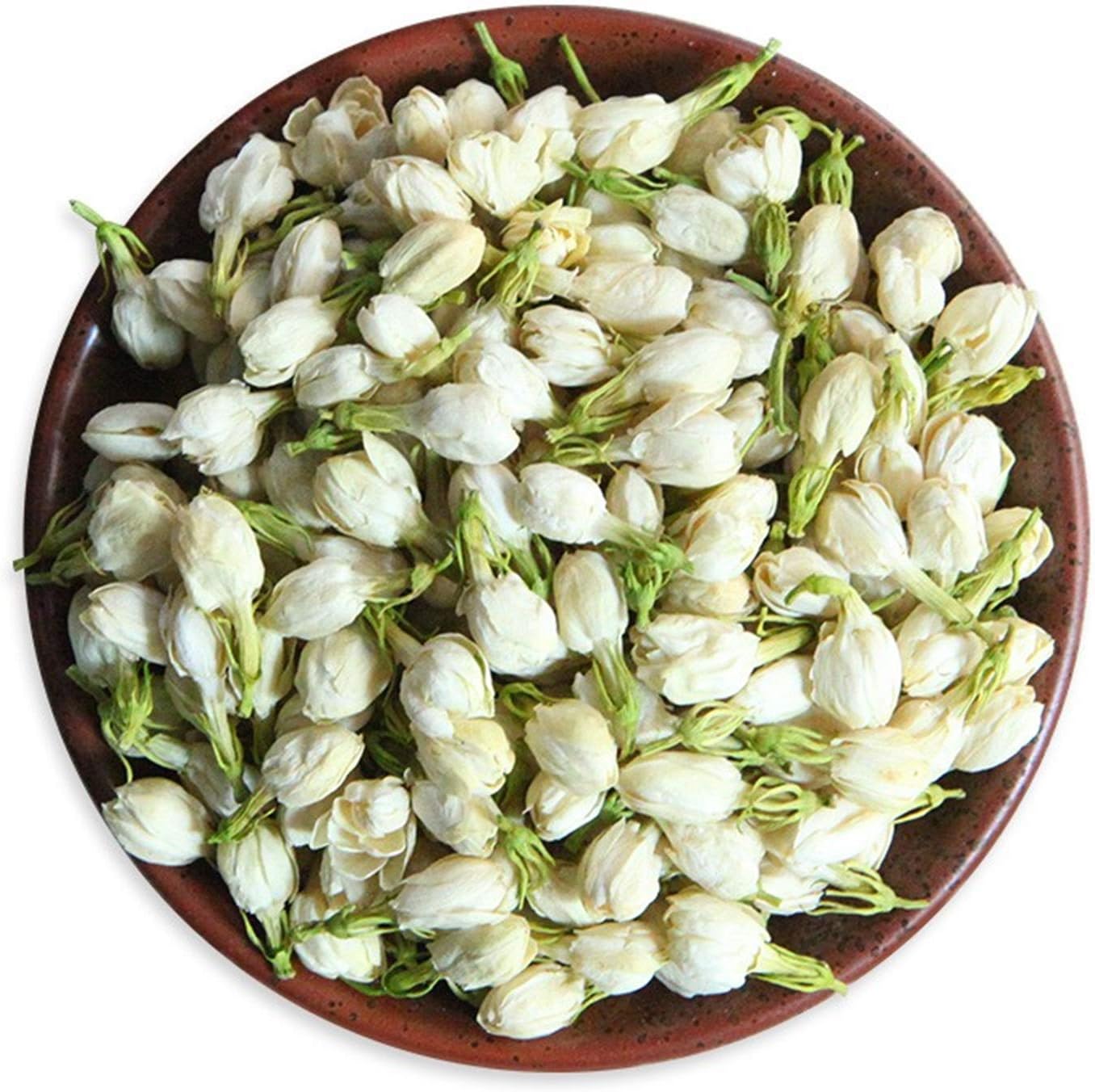 Osenai Jasmine Flower Dried Flowers Fragrance Herbal Flower Tea Loose Leaf Tea for Making Soap Skin Care Bath Cooking Beverages Wedding (100g)