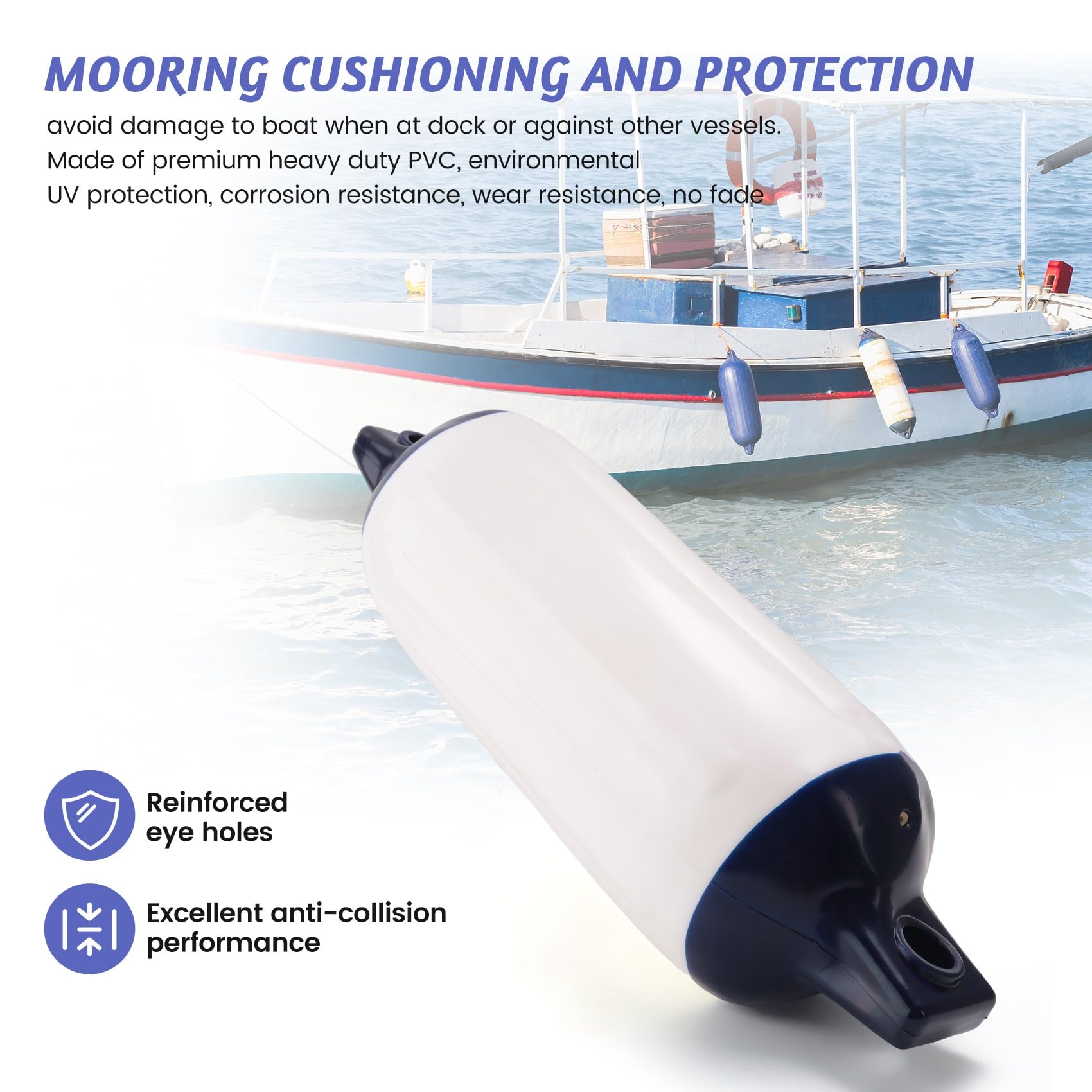 Lot de 2 bateaux en PVC - Protection UV - Accessoires