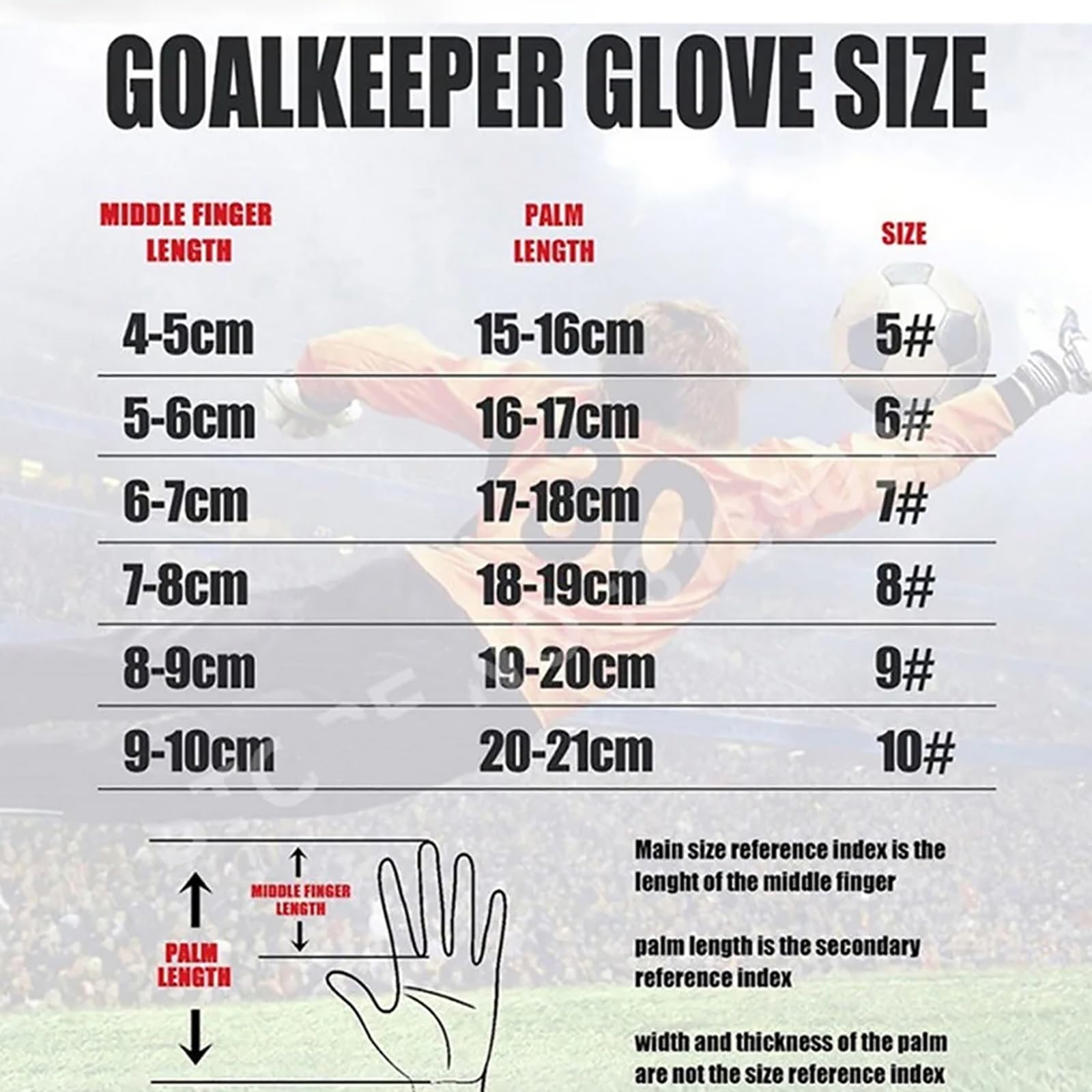 Gants de Gardien de But, Gants de Gardien de But de Football, Gants de Gardien de But Haute Performance, Gants de Football Professionnels Super Grip, for garçons, Enfants, Adultes