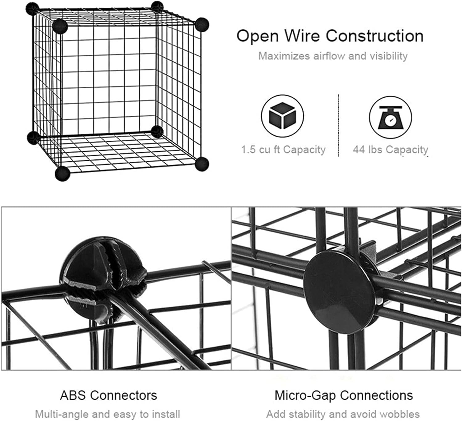 Large Indoor Cat Cage Playpen - Detachable Metal Wire Kennel for Cats & Puppies, Perfect Home Safe Space, Durable & Spacious Pet Enclosure