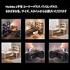 Large L-Shaped Desk, Gaming Desk, L-Shaped Computer Desk, PC Desk with Rack, Corner Gaming Table, Double Computer Desk, Desktop Home Desk, Bookshelf Combination, Bedroom Desk Lighting-White W