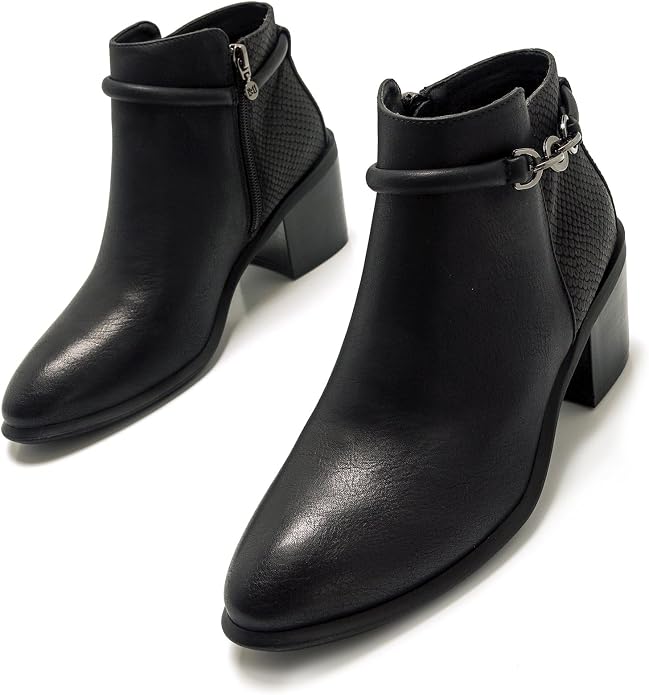 MARIAMARE Stivali Donna 63259 – Mocassino Nero, Comfort E Moda Per Ogni Occasione, Taglia 37 EU