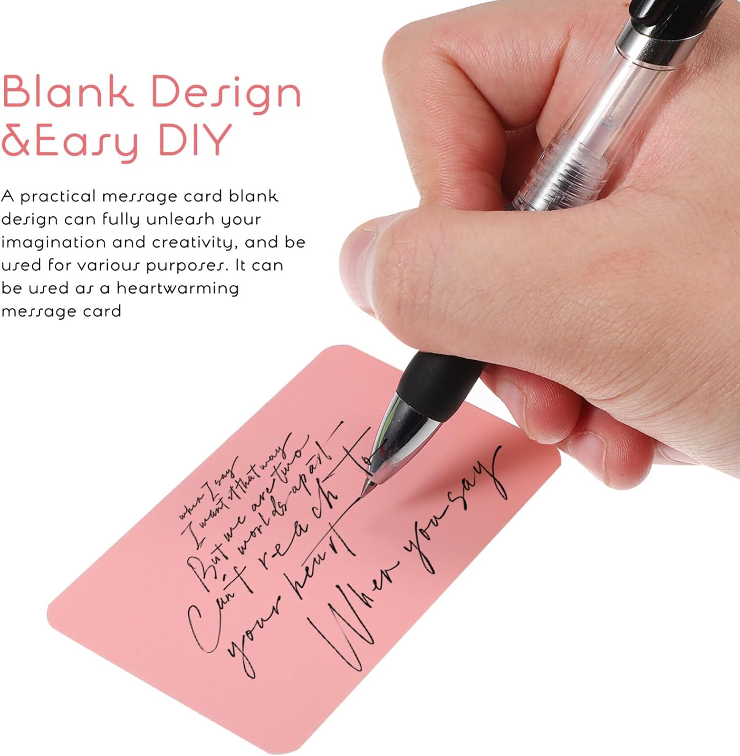 Tofficu Diy Index Cards Paper Cards Multi-design Blank Business Study Blank Paper Name