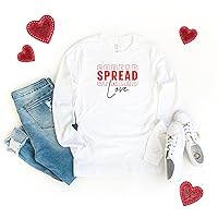 Vista 4 de Spread Love Stacked Long Sleeve Graphic Tee