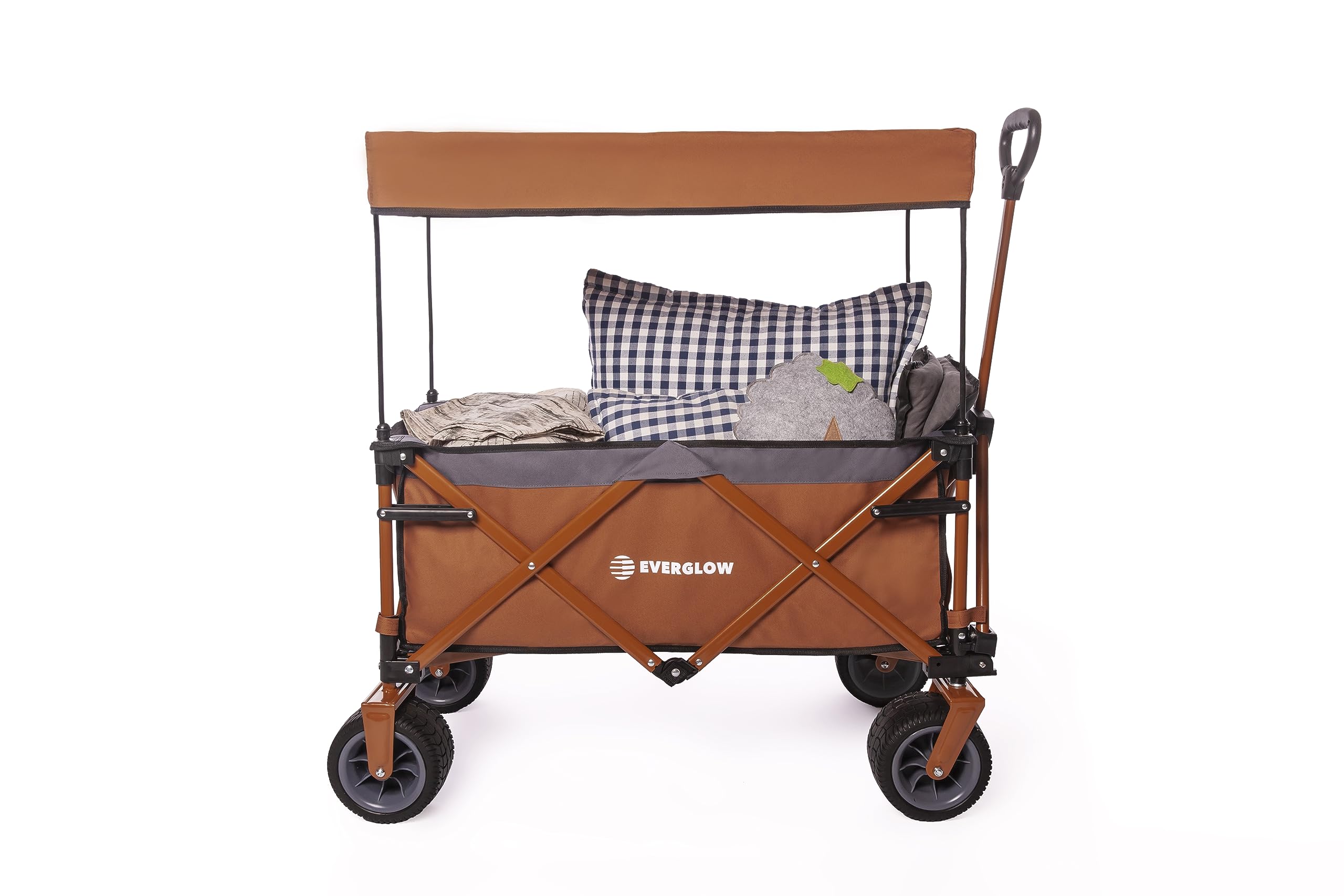 Carrello portatile pieghevole resistente con baldacchino rimovibile