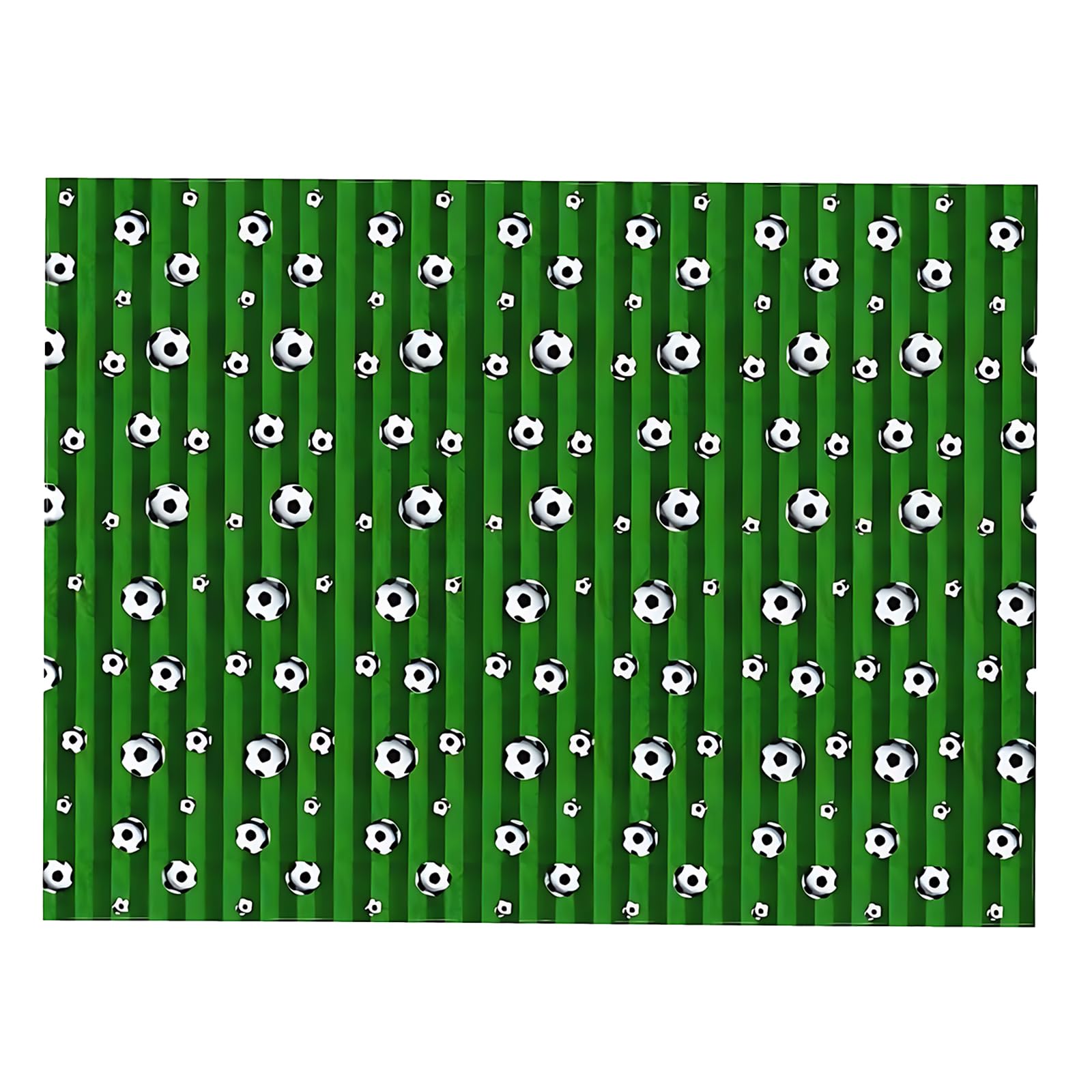 2 pezzi tovaglia calcio (137cmX274cm), decorazione compleanno calcio bambini, tovaglia compleanno calcio