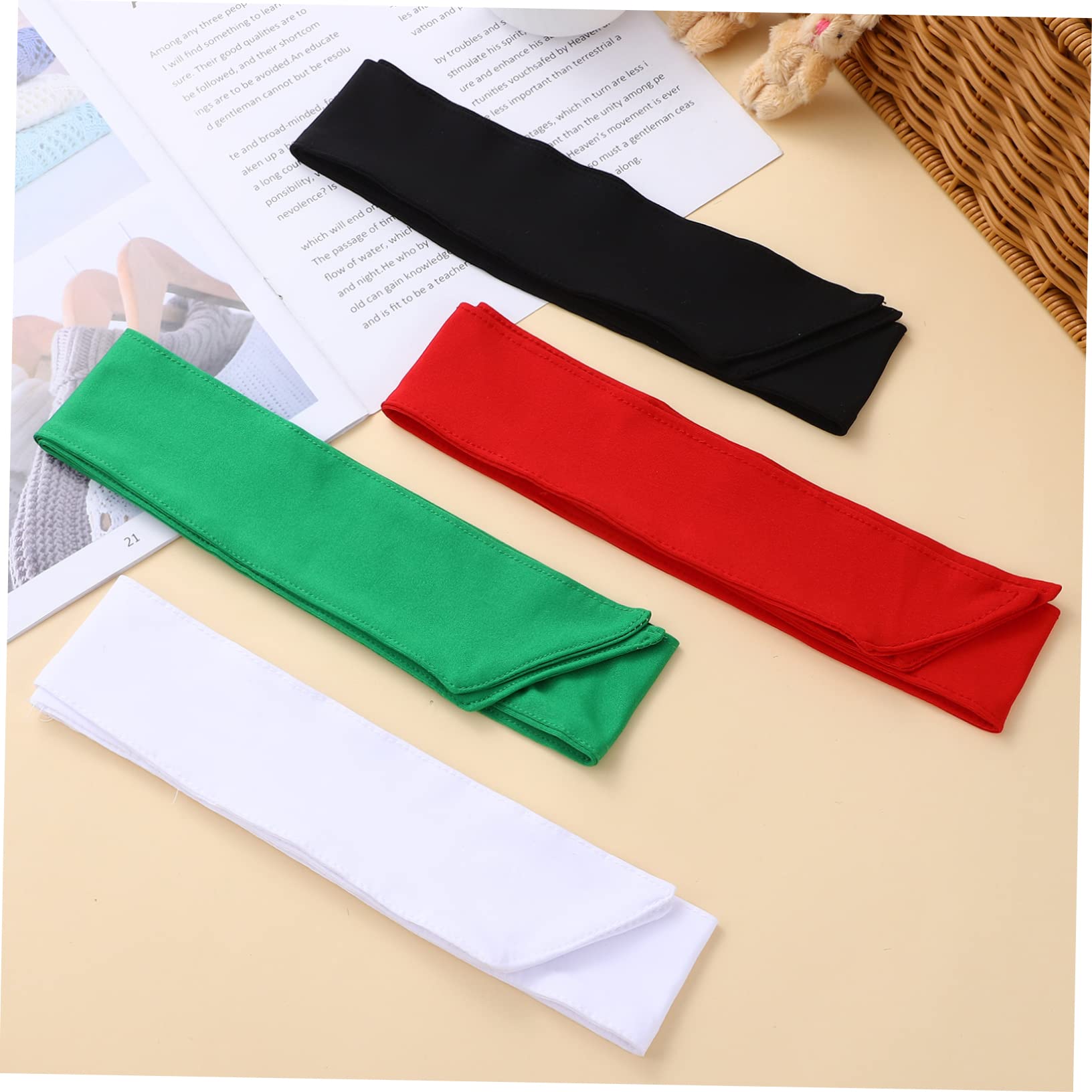 Abaodam Banda Antideslizante Ajustable para Diademas Sweatbands Transpirables para Hombres Y Mujeres Colores para Ejercicio Y Actividades