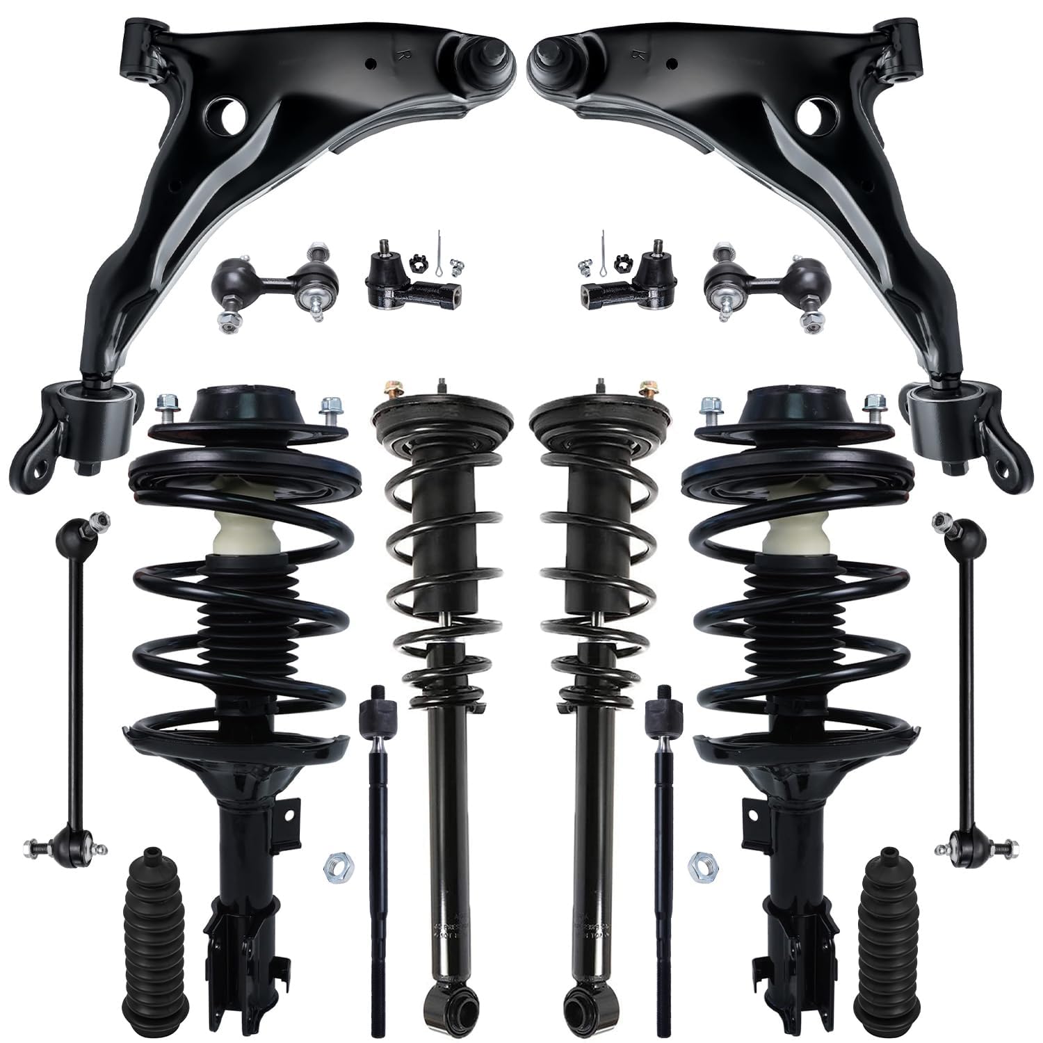 Detroit Axle - 16pc Front End Suspension Kit for 01-05 Mitsubishi Eclipse