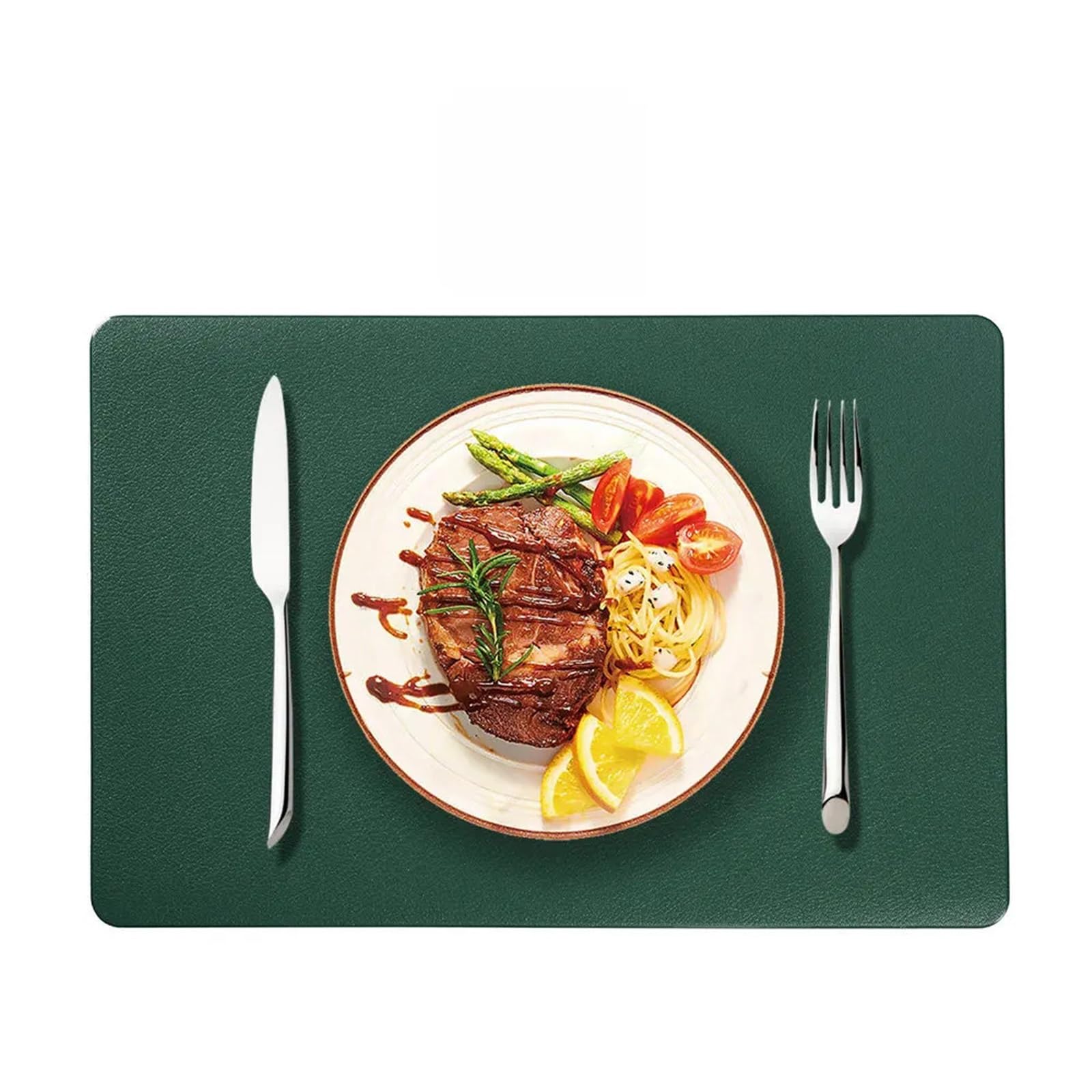 Solid Color Placemats 4pc PU Solid Color Place Mats 30x45cm