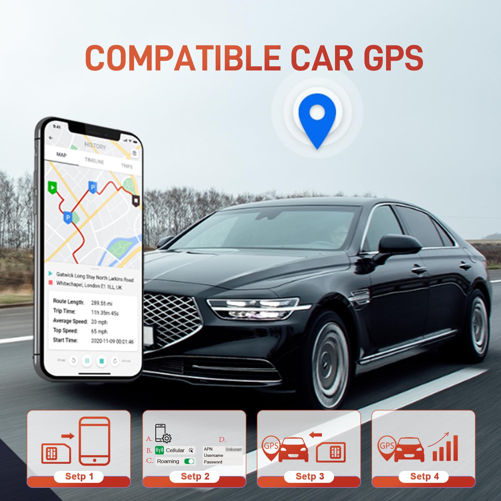 Tarjeta SIM de datos de 3 GB, 30 días, compatible con AT&T, Verizon y T-Mobile, tarjeta SIM prepagada 5G/4G LTE, compatible con rastreador GPS desbloqueado, punto de acceso WiFi móvil, reloj